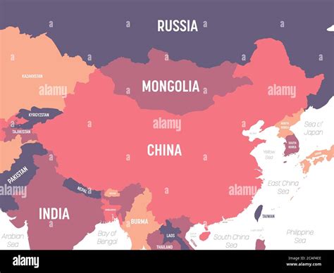 what countries are next to china